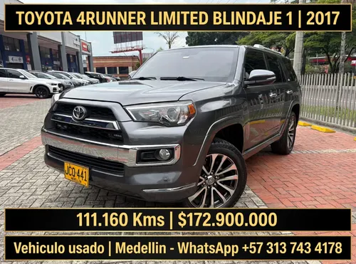 Toyota 4Runner 2017 - $172.900.000 | Rival